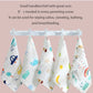 Baby Towel Newborn Cotton 100% Square Six-layer High-density Gauze Towel Newborn Baby Saliva Infant Face Bath Towel