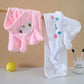 Sanrio Cute Cinnamonrolls Melodys Dry Hair Hat Kawaii Anime Absorbent Quick Drying Shampoo Bath Hat Home Bathroom Bald Towel